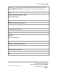 Form HUD52530-A Part 1 Housing Assistance Payments Contract New Construction or Rehabilitation - Section 8 Project-Based Voucher Program, Page 13