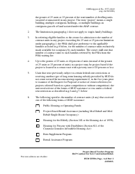 Form HUD52530-A Part 1 Housing Assistance Payments Contract New Construction or Rehabilitation - Section 8 Project-Based Voucher Program, Page 6
