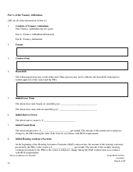 Form HUD52530-C Tenancy Addendum - Section 8 Project-Based Voucher Program, Page 2