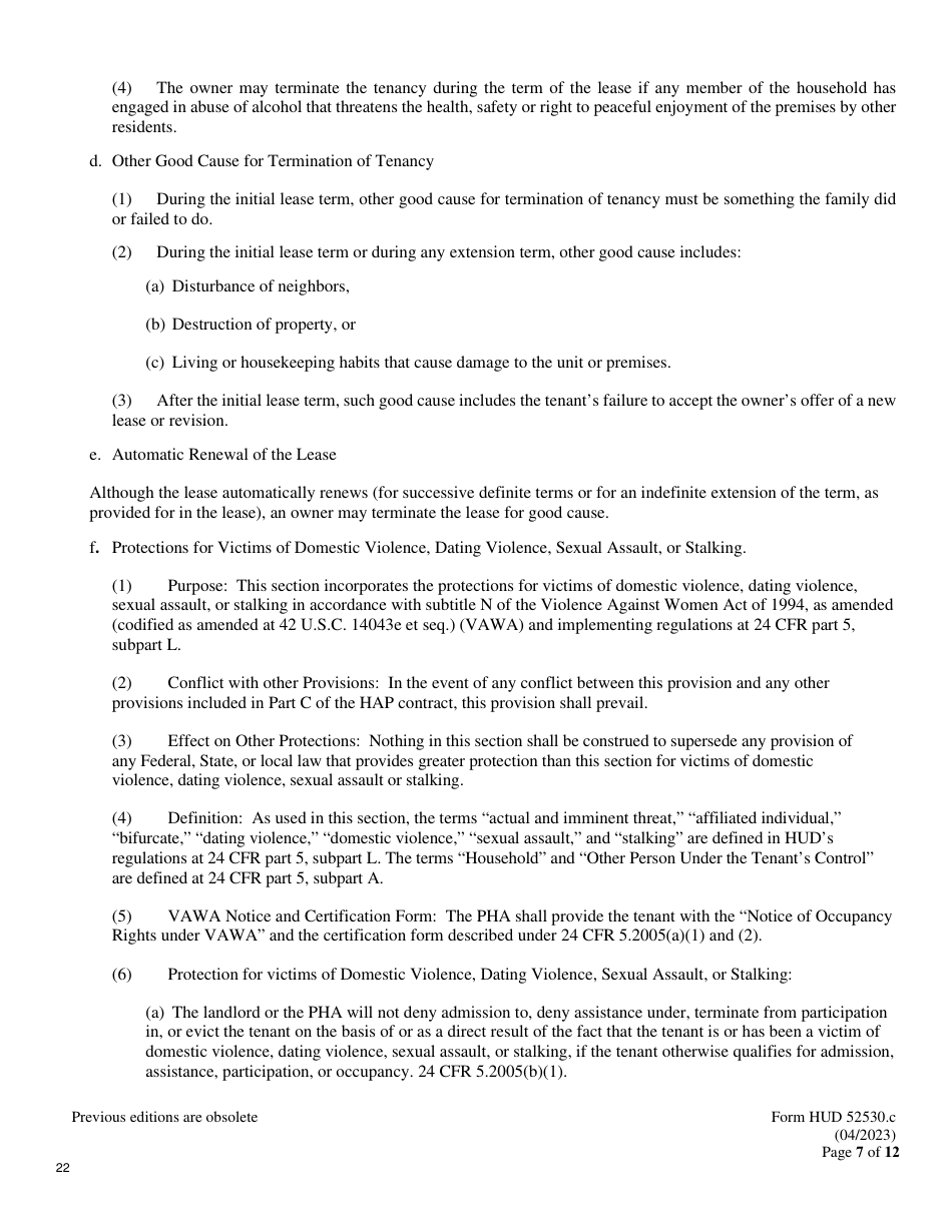 Form hud52530 c fill out sign online and download fillable pdf