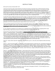Notice of Intent for Coverage Under Npdes General Permit Gar050000 Authorization to Discharge Storm Water Associated With Industrial Activity - Georgia (United States), Page 6