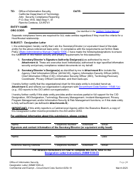 Form SIMM5330-A Designation Letter - California, Page 3