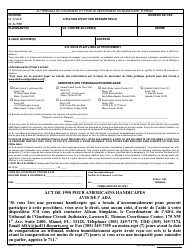 Form CLK/CT.141 Residential Eviction Summons - Miami-Dade County, Florida (English/Spanish/French/Haitian Creole), Page 3