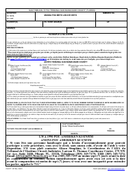 Form CLK/CT.141 Residential Eviction Summons - Miami-Dade County, Florida (English/Spanish/French/Haitian Creole), Page 4