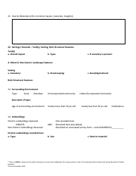 Georgia Historic Resources Survey Form for Use With Gnahrgis - Georgia (United States), Page 3