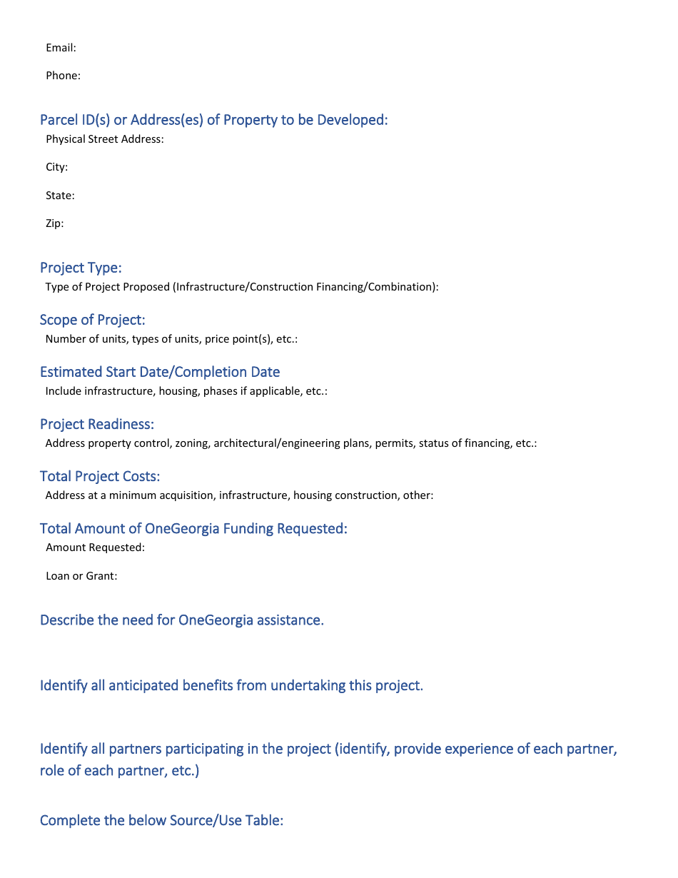 Rural Workforce Housing Initiative Pre-applicaton - Equity Fund - Georgia (United States), Page 2