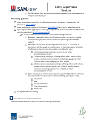 Entity Registration Checklist, Page 14