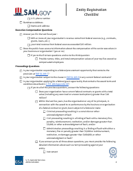 Entity Registration Checklist, Page 4