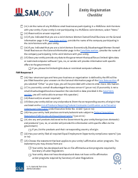 Entity Registration Checklist, Page 7