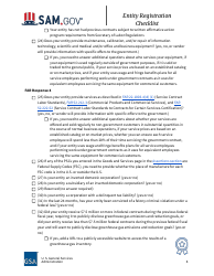 Entity Registration Checklist, Page 8