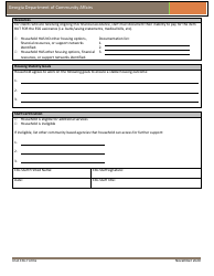 Household Recertification Form - Georgia (United States), Page 2
