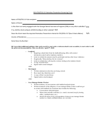 Document preview: Dca Esg/Esg-Cv Homeless Prevention Screening Form - Georgia (United States)