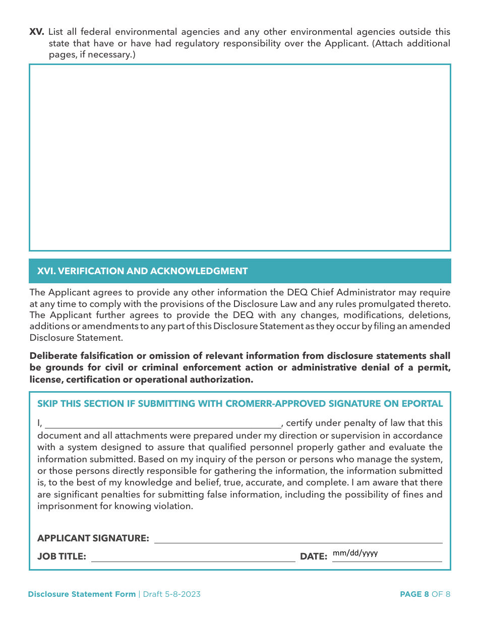 Disclosure Statement - Arkansas, Page 10