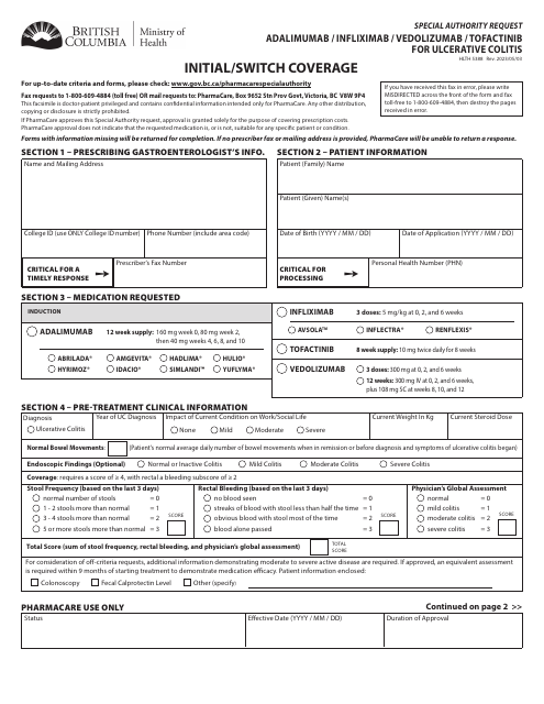 Form HLTH5388  Printable Pdf