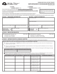 Form HLTH5822 Pharmacare Special Authority Request - Cgrp Antagonists for Migraine Prevention - British Columbia, Canada