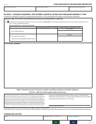 Form HLTH5822 Pharmacare Special Authority Request - Cgrp Antagonists for Migraine Prevention - British Columbia, Canada, Page 2