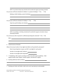 Form CHC104 Notice of Motion and Motion to Establish Custody and Parenting Time - Minnesota, Page 4