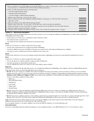 Form W-4MN Minnesota Employee Withholding Allowance/Exemption Certificate - Minnesota, Page 3