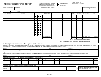 Document preview: Form FI-00568-14 Relocation Expense Report - Minnesota
