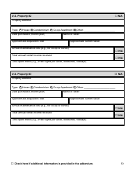 Financial Background Investigation Questionnaire - New York City, Page 10