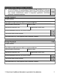 Financial Background Investigation Questionnaire - New York City, Page 11
