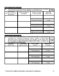 Financial Background Investigation Questionnaire - New York City, Page 23
