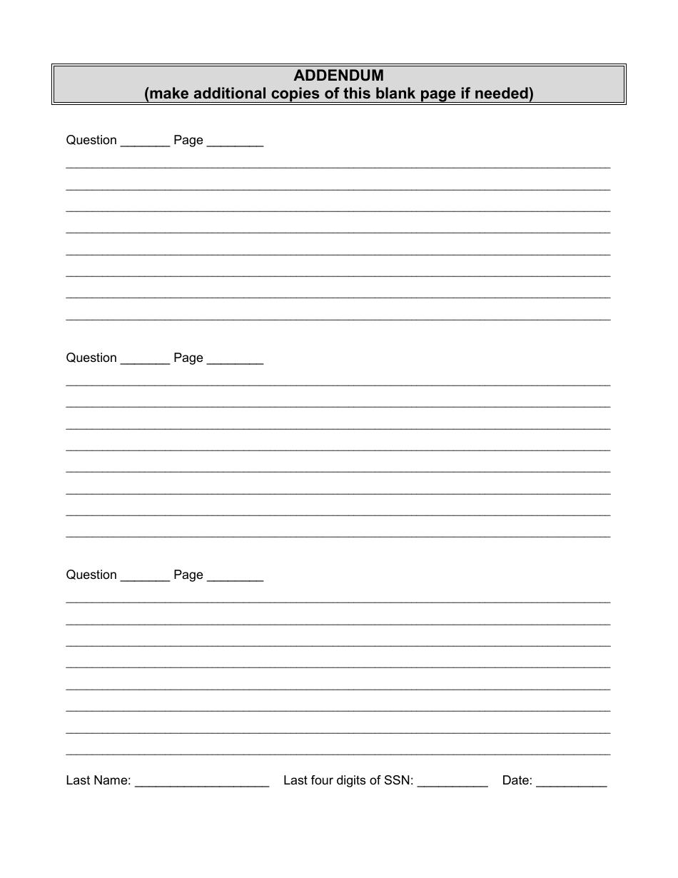 Financial Background Investigation Questionnaire - New York City, Page 26