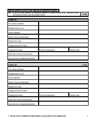 Financial Background Investigation Questionnaire - New York City, Page 7