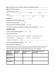 Division of Developmental Disabilities Application for Services - South Dakota, Page 3