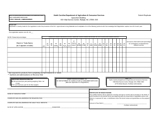 Document preview: Lime Registration Form - North Carolina