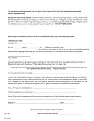 Request for Voluntary Self-exclusion From All Gaming Facilities and Entities Licensed, Permitted or Registered by the New York State Gaming Commission - New York, Page 5