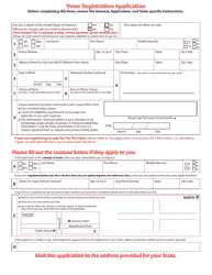 National Mail Voter Registration Form (English/Hindi), Page 4