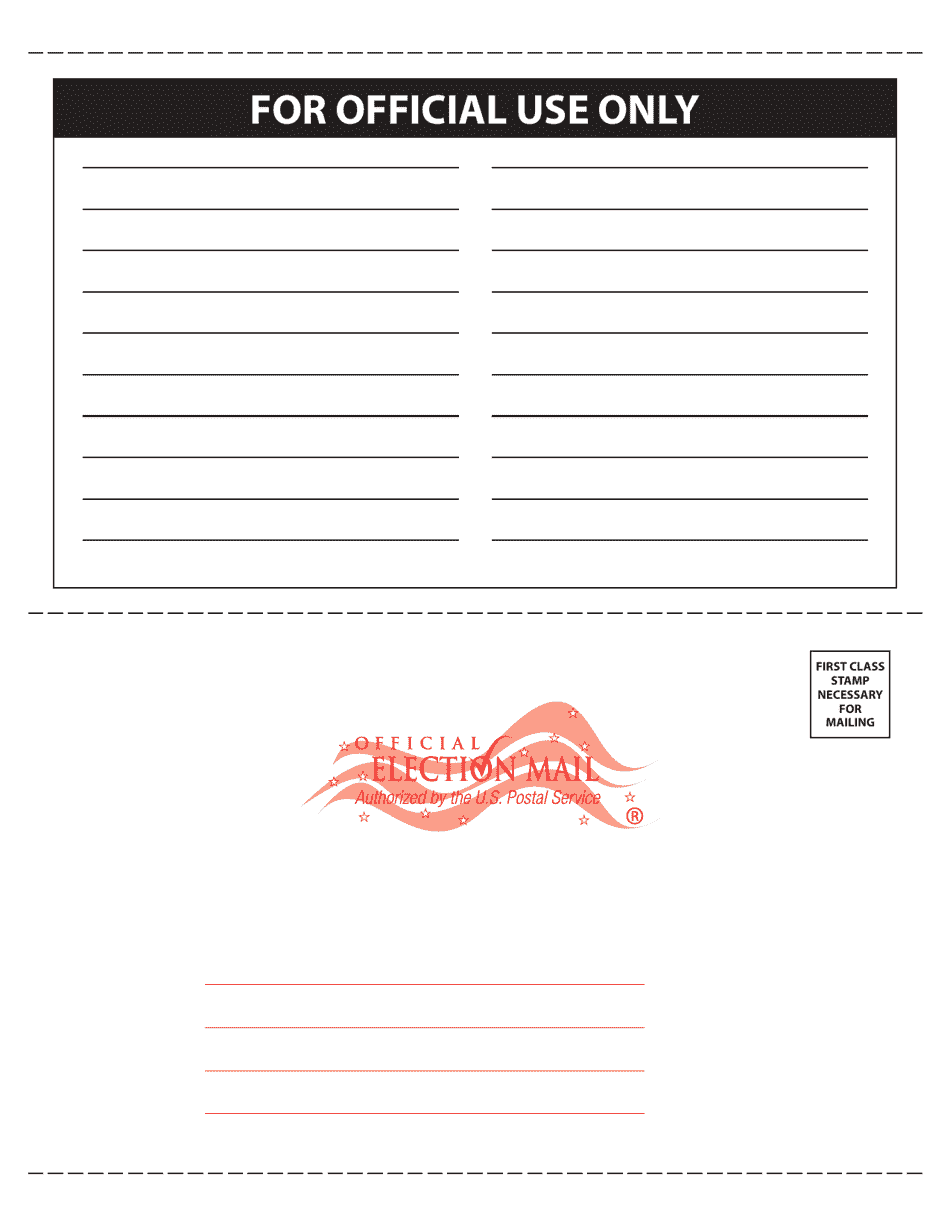 National Mail Voter Registration Form (English / Hindi), Page 5