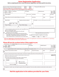 National Mail Voter Registration Form (English/Hindi), Page 6