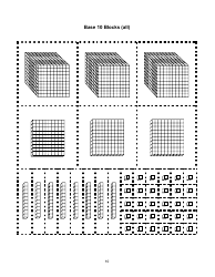 Base 10 Blocks (All) Template Download Printable PDF | Templateroller