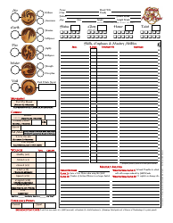 Legend of the Five Rings Third Edition Character Sheet