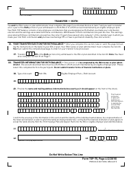 Form TSP-75 Age-Based In-Service Withdrawal Request, Page 4