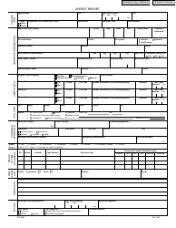 Document preview: Form DCI-608F Arrest Report - North Carolina