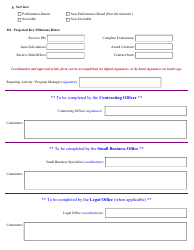 Streamlined Acquisition Strategy Summary Template, Page 3
