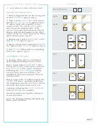 Ribbon Box Pattern Quilt Diagram - Cloud9 Fabrics, Page 3