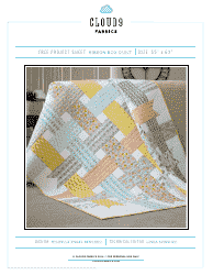Document preview: Ribbon Box Pattern Quilt Diagram - Cloud9 Fabrics