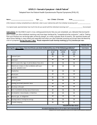 Level 2 Somatic Symptom Questionnaire - Adult Patient, Page 2
