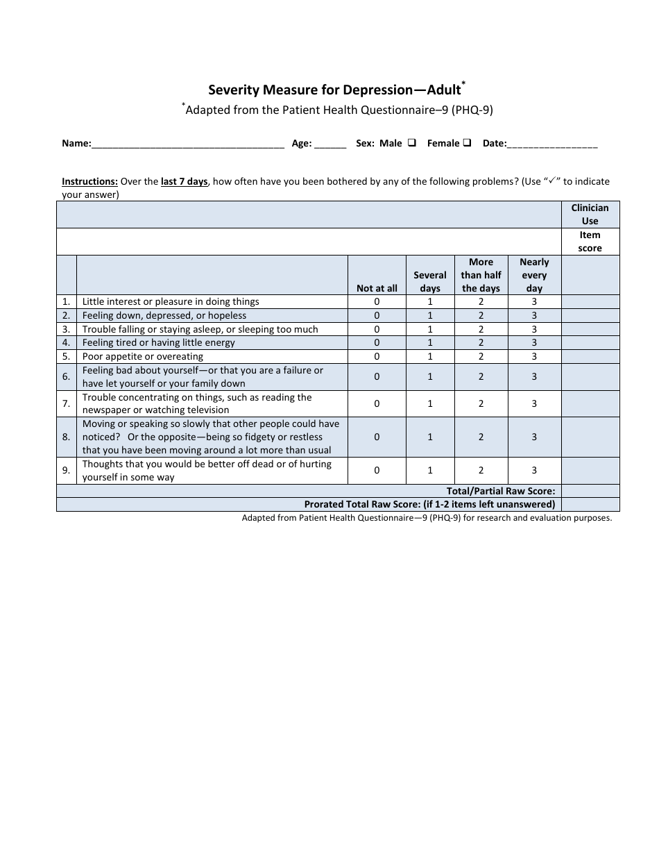 severity-measure-for-depression-adult-american-psychiatric