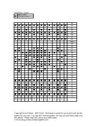 Skull Hat Pattern Knitting Chart, Page 4