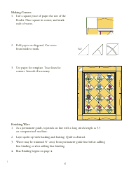 Scallop, Wave, and Vine Quilt Pattern Template, Page 6