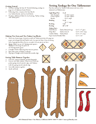 Thanksgiving Table Runner Template, Page 2