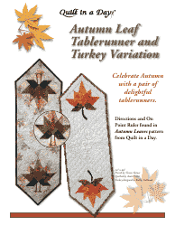 Document preview: Thanksgiving Table Runner Template