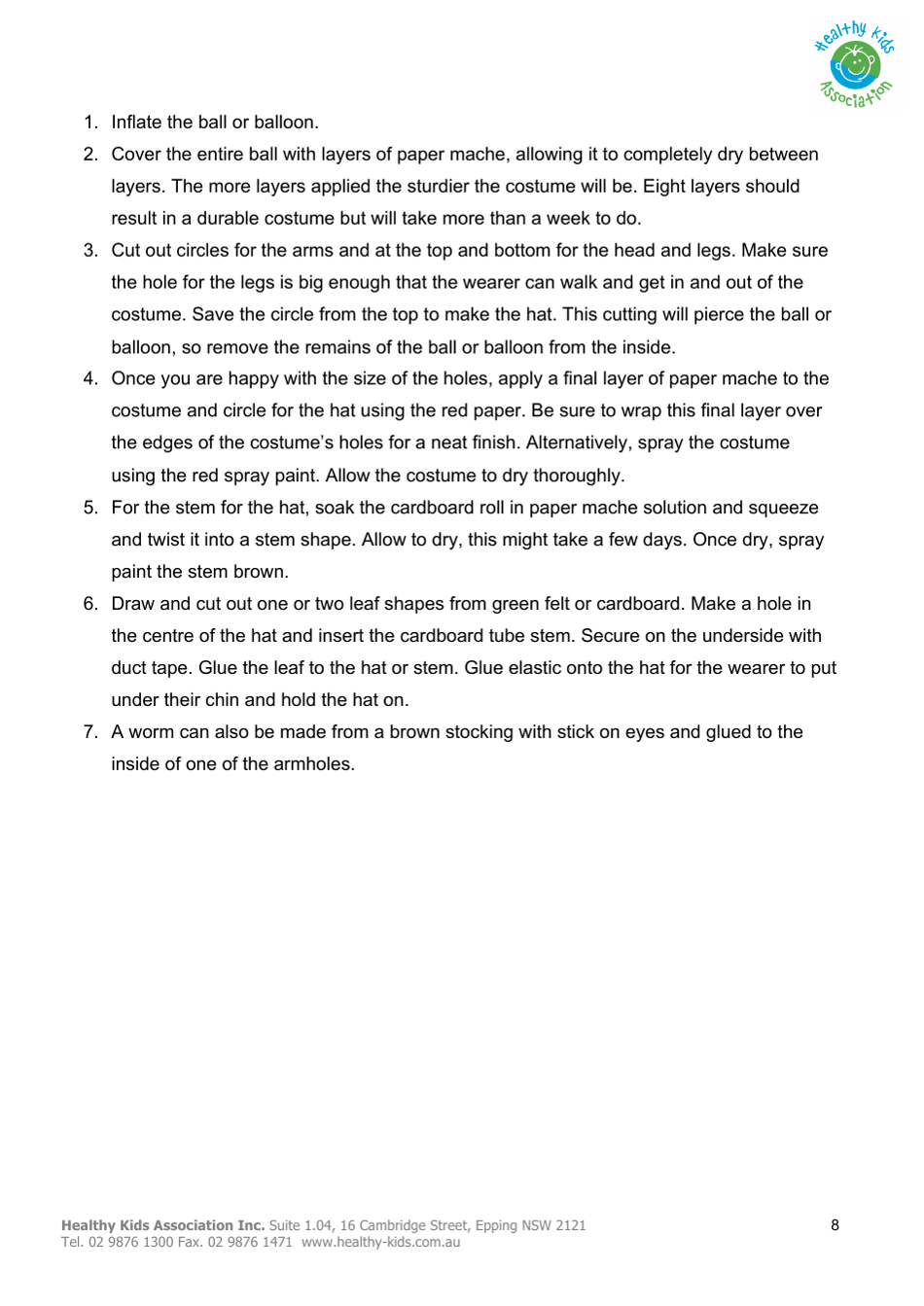 Pumpkin Costume Bodice Template, Page 11