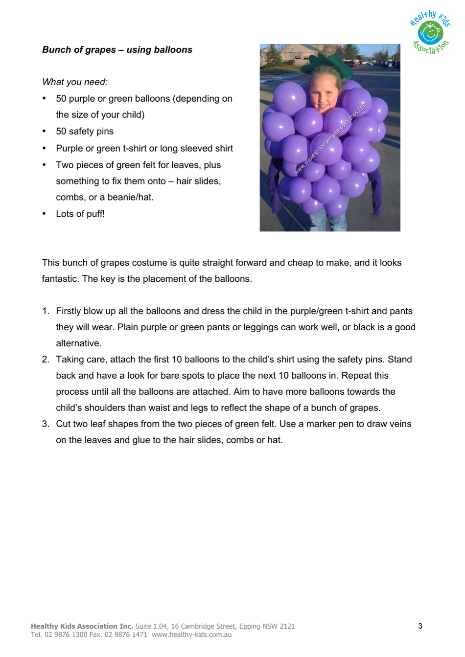 Pumpkin Costume Bodice Template, Page 3