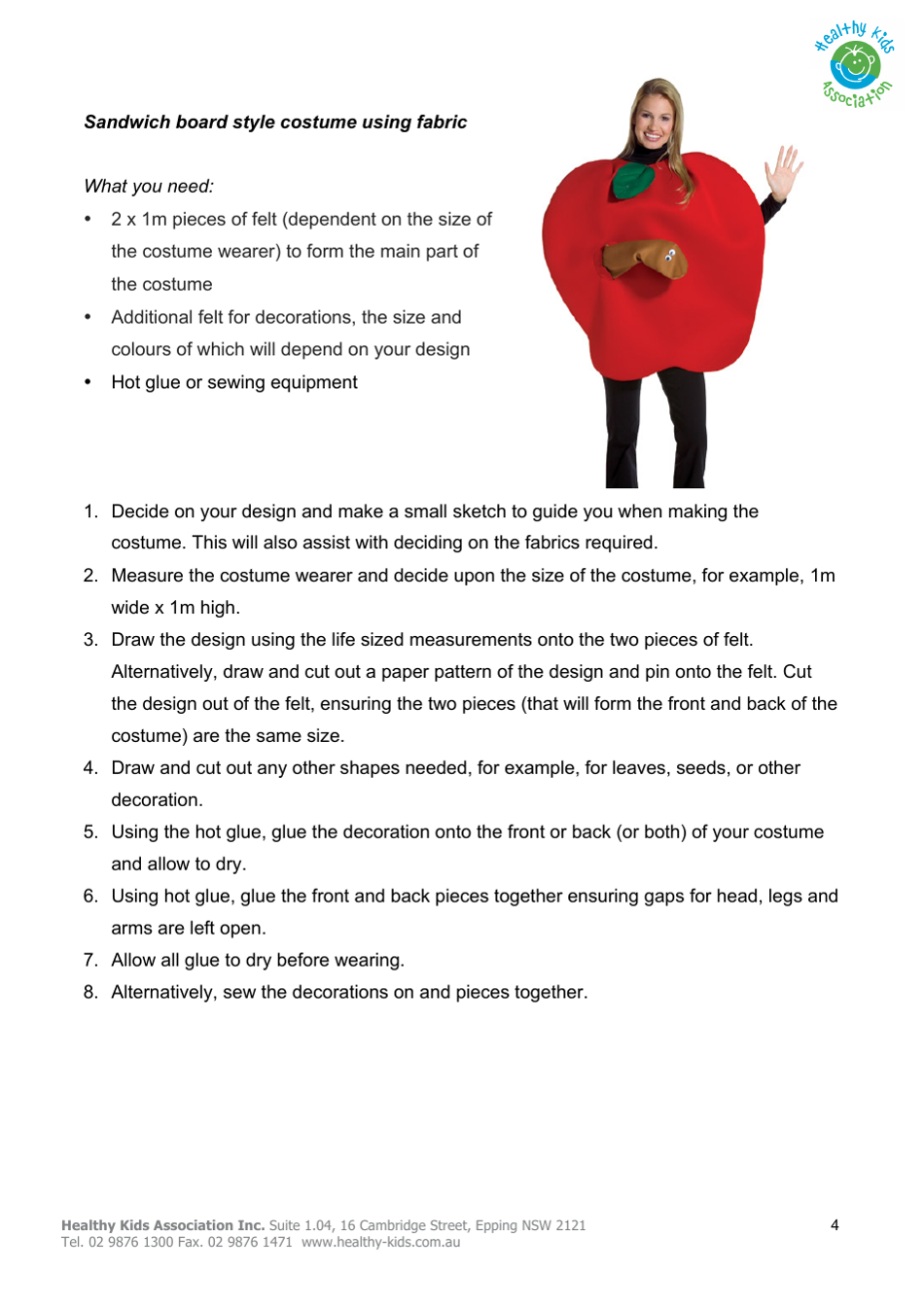 Pumpkin Costume Bodice Template, Page 7